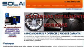 What Solaiautomacao.com.br website looked like in 2018 (6 years ago)