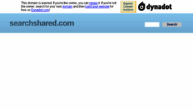 What Searchshared.com website looked like in 2018 (6 years ago)