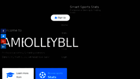 What Smartsportsstats.com website looked like in 2018 (6 years ago)
