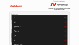 What Shapludu.com website looked like in 2018 (6 years ago)