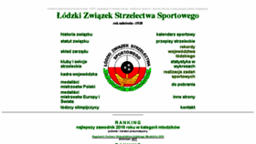 What Strzelectwo.lodz.pl website looked like in 2018 (6 years ago)