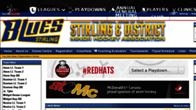 What Stirlingblues.ca website looked like in 2018 (6 years ago)