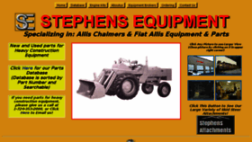 What Stephensequipment.com website looked like in 2018 (6 years ago)