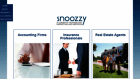 What Snoozzy.com website looked like in 2018 (6 years ago)