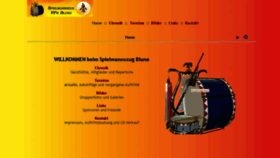 What Spielmannszug-bluno.de website looked like in 2018 (6 years ago)