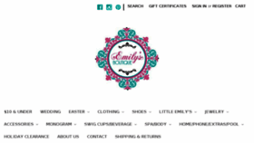 What Shopemilysboutique.com website looked like in 2018 (6 years ago)