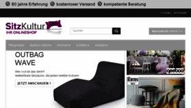 What Sitzkultur-onlineshop.de website looked like in 2018 (6 years ago)