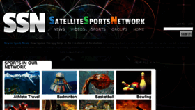 What Satellitesportsnetwork.com website looked like in 2018 (6 years ago)