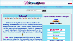 What Stomaatje.com website looked like in 2018 (6 years ago)