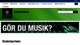 What Studentportalen.gu.se website looked like in 2018 (6 years ago)