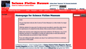 What Sciencefictionmuseum.com website looked like in 2018 (6 years ago)