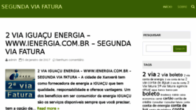 What Segundaviafatura.com.br website looked like in 2018 (6 years ago)