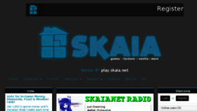 What Skaiacraft.net website looked like in 2018 (6 years ago)