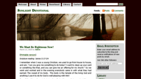 What Sonlightdevotional.org website looked like in 2018 (6 years ago)