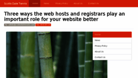 What Scottsdaletennis.com website looked like in 2018 (6 years ago)