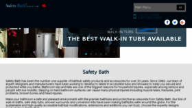 What Safetybath.com website looked like in 2018 (6 years ago)