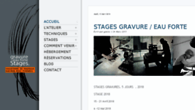 What Stage-gravure.com website looked like in 2018 (6 years ago)