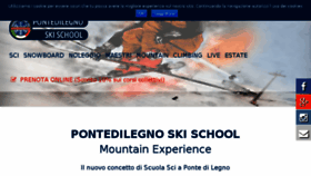 What Scuolascipontedilegno.com website looked like in 2018 (6 years ago)