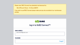 What Suezconnect.com.au website looked like in 2018 (6 years ago)