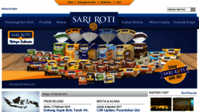 What Sariroti.com website looked like in 2018 (6 years ago)
