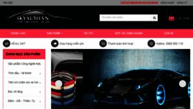 What Skyauto.vn website looked like in 2018 (6 years ago)