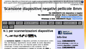 What Scansionediapositive.it website looked like in 2018 (6 years ago)