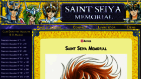 What Saintseiyamemorial.com website looked like in 2018 (6 years ago)