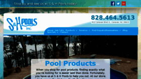 What Sandhpools.com website looked like in 2018 (6 years ago)