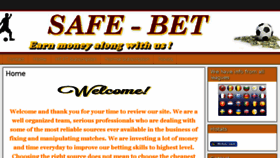 What Safe-bet.org website looked like in 2018 (6 years ago)