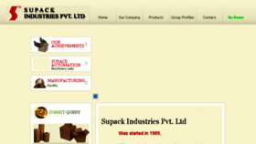 What Supack.com website looked like in 2018 (7 years ago)