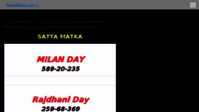 What Sattamatkat.com website looked like in 2018 (6 years ago)