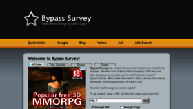 What Surveybypass.com website looked like in 2018 (6 years ago)