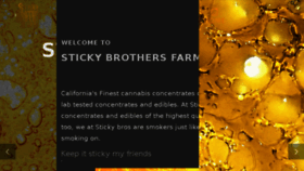 What Stickybros.com website looked like in 2018 (6 years ago)
