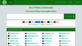 What Socialmediadownloader.com website looked like in 2018 (6 years ago)