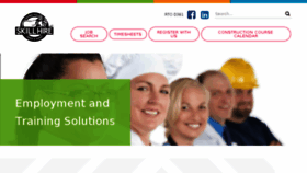 What Skillhire.com.au website looked like in 2018 (6 years ago)