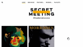What Secretmeeting.co.uk website looked like in 2018 (6 years ago)