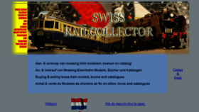 What Swissrailcollector.net website looked like in 2018 (6 years ago)