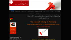 What Swisspiranha.com website looked like in 2018 (6 years ago)