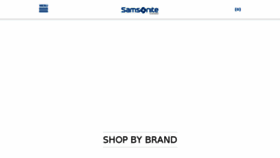 What Samsonite.ca website looked like in 2018 (6 years ago)