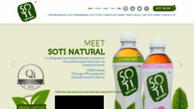 What Sotinatural.com website looked like in 2018 (6 years ago)