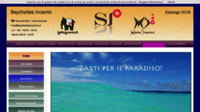 What Seychellesincanto.it website looked like in 2018 (6 years ago)
