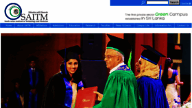 What Saitm.edu.lk website looked like in 2018 (6 years ago)