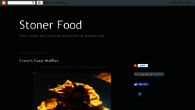What Stonerfood.net website looked like in 2018 (6 years ago)
