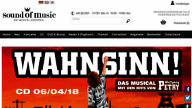 What Soundofmusic.de website looked like in 2018 (6 years ago)