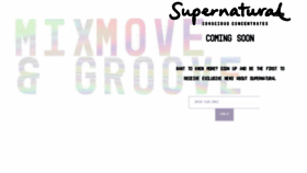 What Supernatural.com website looked like in 2018 (6 years ago)