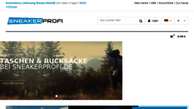 What Sneakerprofi.de website looked like in 2018 (6 years ago)