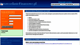 What Sprawozdaniefinansowe.pl website looked like in 2018 (6 years ago)