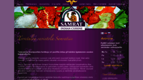 What Samrat.fi website looked like in 2018 (6 years ago)