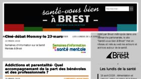 What Sante-brest.net website looked like in 2018 (6 years ago)