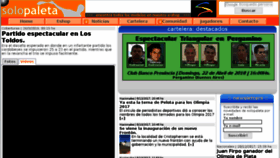 What Solopaleta.com website looked like in 2018 (7 years ago)